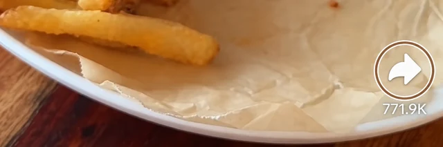 Touchez la flèche de partage